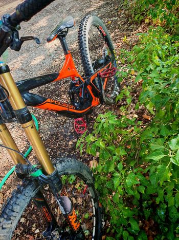 Used Polygon Collosus Shimano Saint 2017 Mountainbike, Orange — image 3 of 3