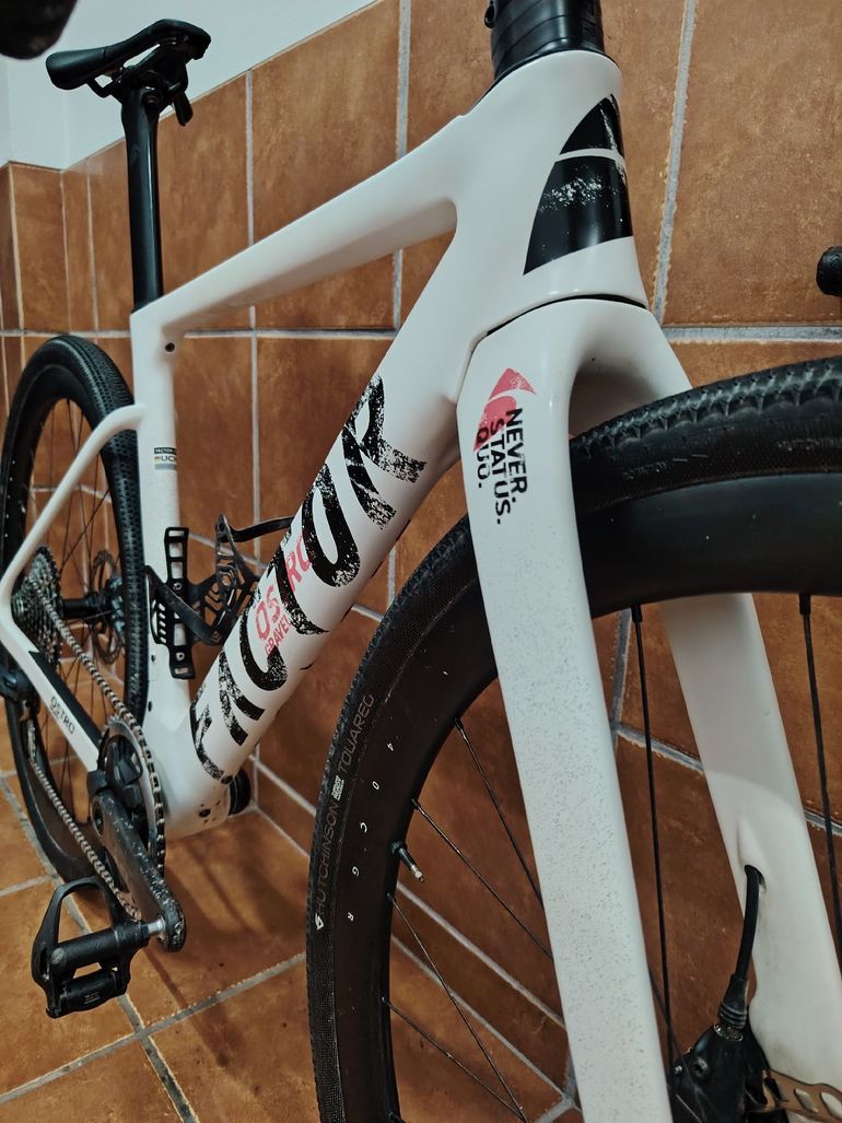 Gebrauchtes Factor Ostro SRAM Force eTap AXS 2023 Road & Gravel, Weiß — Bild 6 von 7