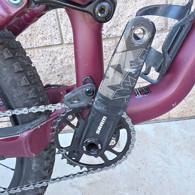 Used Specialized Status 140 2022 2022 Mountainbike, Red, 29, 27.5 — image 3 of 23
