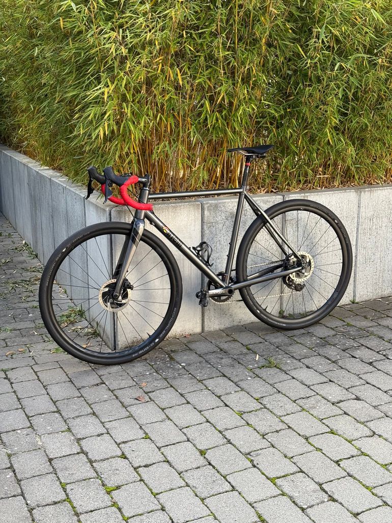 Used Cinelli Nemo Tig SRAM Rival 2023 Road & Gravel, Light Gray — image 5 of 6