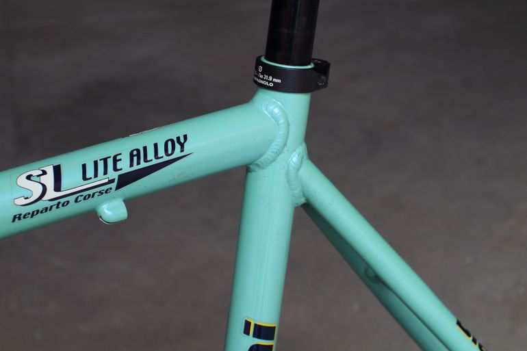 Used Bianchi SL Lite Alloy Frameset 2002 Road & Gravel, Blue — image 8 of 20