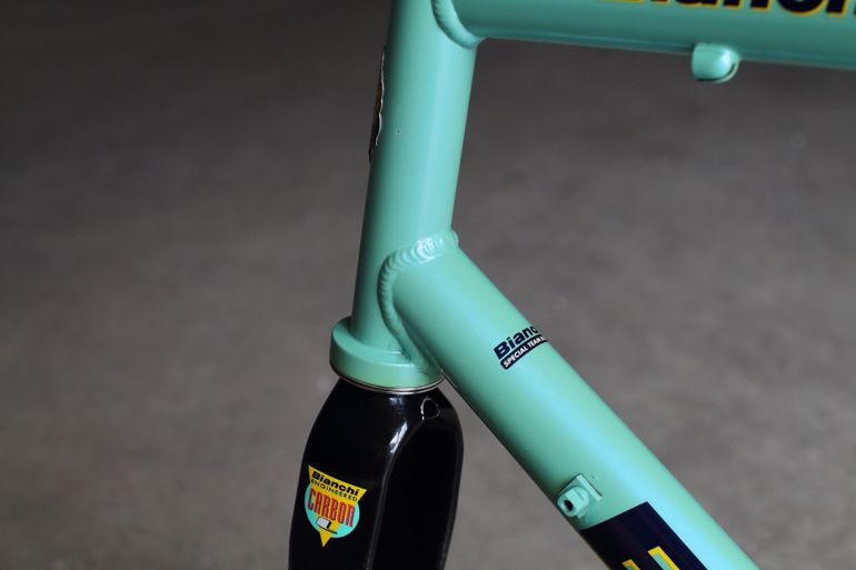 Used Bianchi SL Lite Alloy Frameset 2002 Road & Gravel, Blue — image 3 of 20