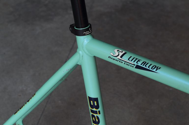 Used Bianchi SL Lite Alloy Frameset 2002 Road & Gravel, Blue — image 10 of 20