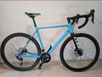 Used CUBE CROSS RACE PRO 2022 2022 Road & Gravel, Blue — image 1 of 6