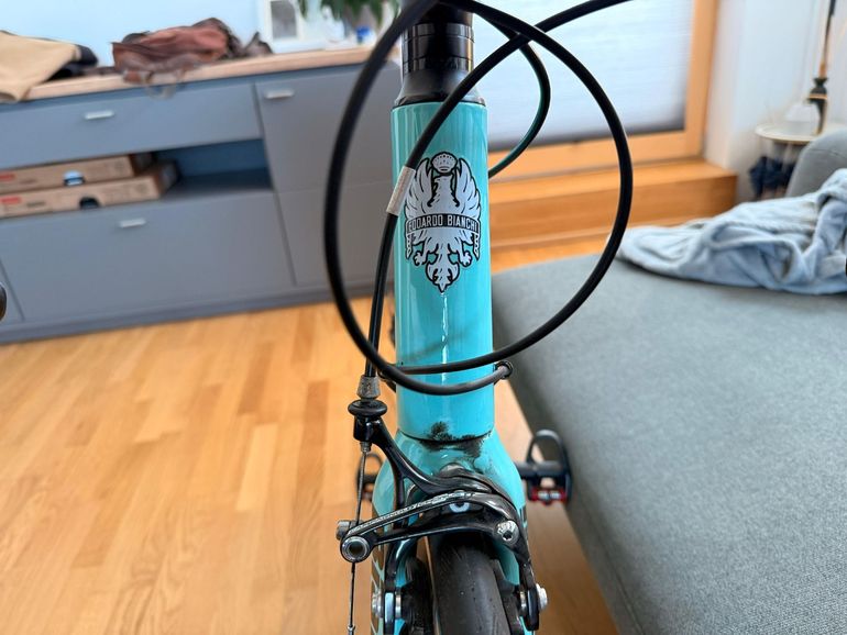Used Bianchi Oltre XR.1 Chorus Compact 2015 Frameset 2015 Road & Gravel, Green — image 3 of 8