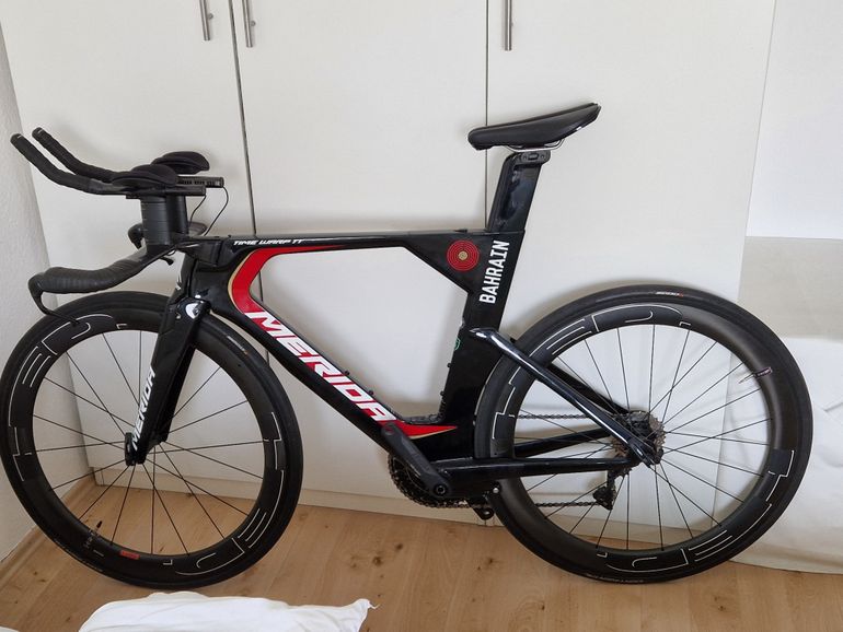 Used Merida Time Warp Tri LTD 2018 2018 Road & Gravel, Black — image 2 of 7