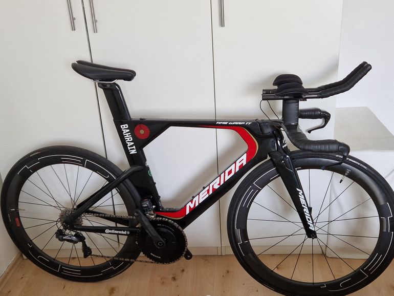 Used Merida Time Warp Tri LTD 2018 2018 Road & Gravel, Black — image 1 of 7