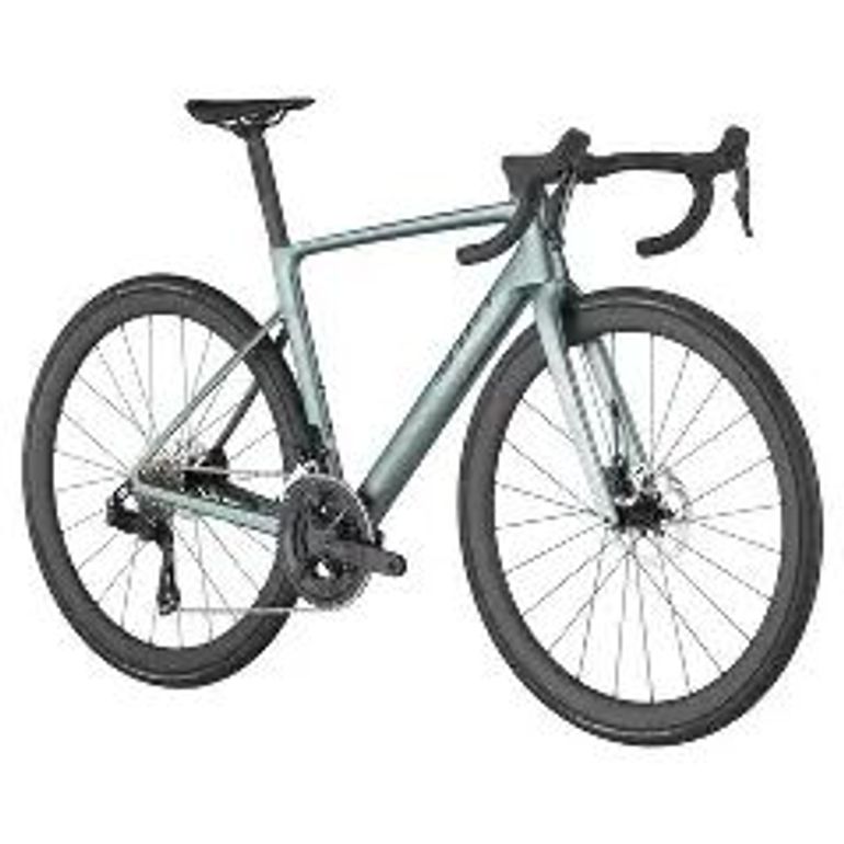 Used Scott Addict RC 30 2024 2024 Road & Gravel, Light Gray — image 3 of 4