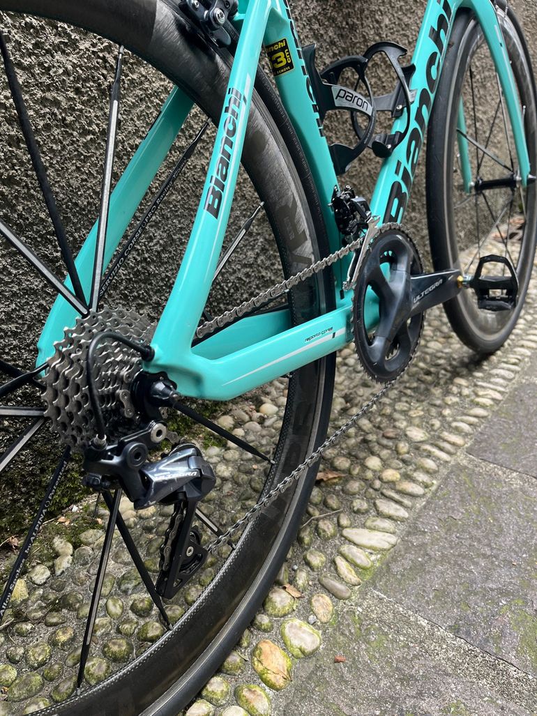 Used Bianchi Aria Ultegra 2018 2018 Road & Gravel, Blue — image 6 of 19