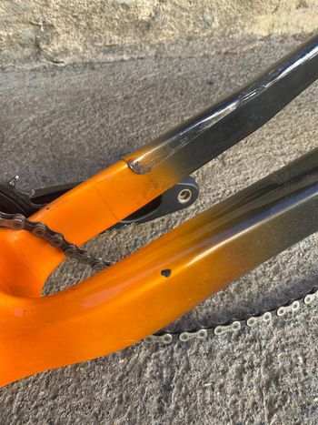 Used Megamo FACTORY ONLY FRAME 2021 Mountainbike, Orange — image 5 of 5