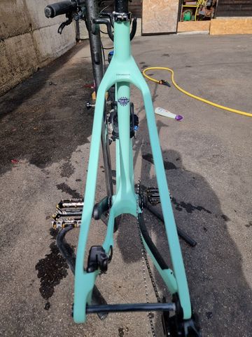 Used Orbea ALMA M11-AXS 2022 Frameset 2022 Mountainbike, Green, 29 — image 3 of 16