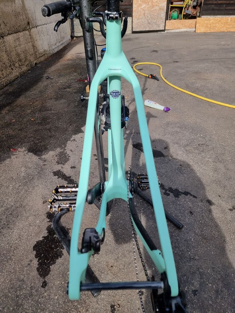 Used Orbea ALMA M11-AXS 2022 Frameset 2022 Mountainbike, Green, 29 — image 3 of 16