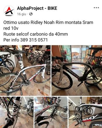 Used Ridley Noah Pro 2012 Road & Gravel