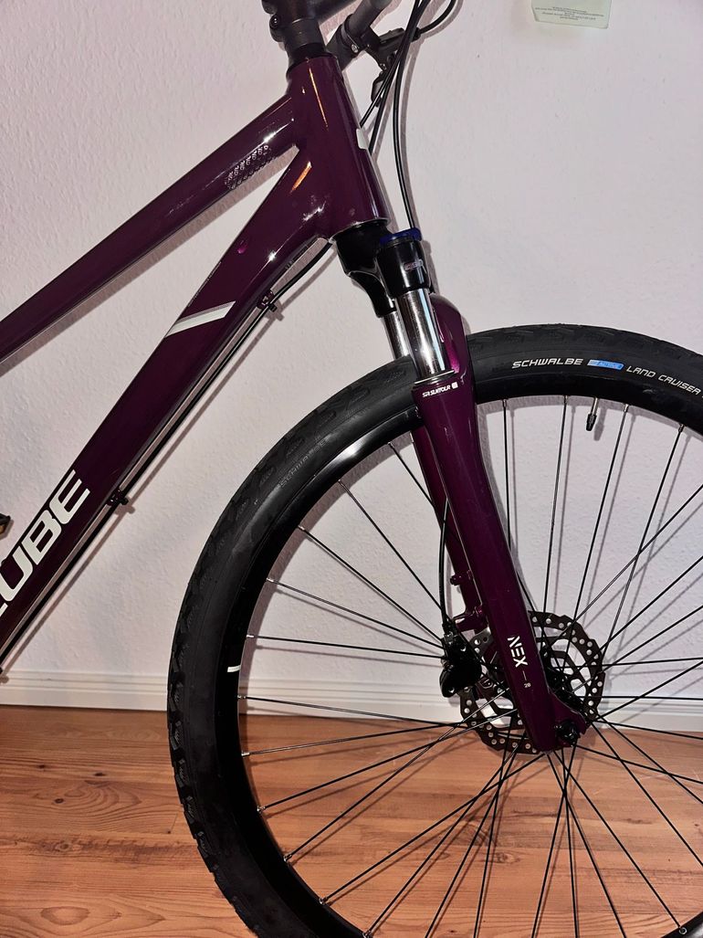 Used CUBE Nature One 2025 Road & Gravel, Purple — image 2 of 10
