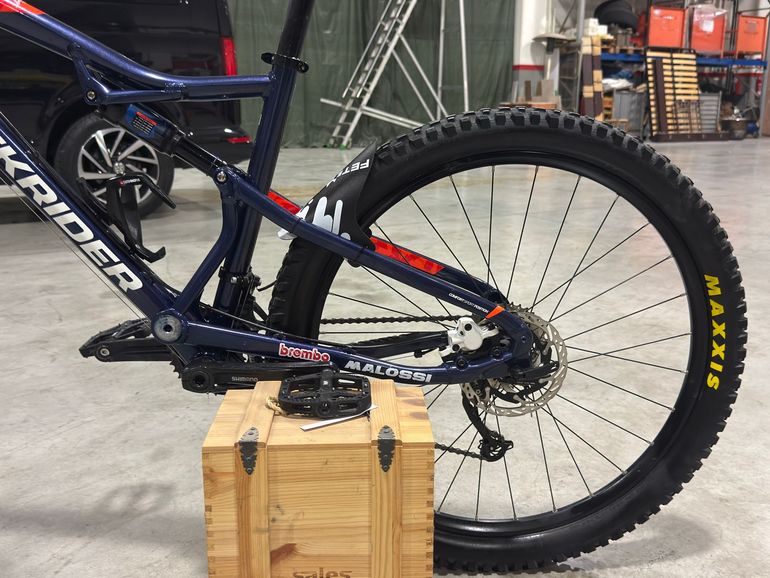 Used ROCKRIDER Full suspension Shimano Altus 2024 Mountainbike, Blue — image 3 of 14