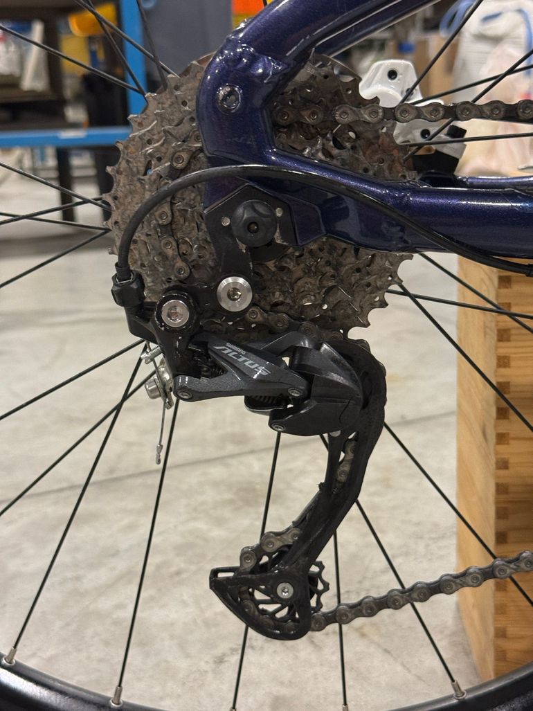 Used ROCKRIDER Full suspension Shimano Altus 2024 Mountainbike, Blue — image 10 of 14