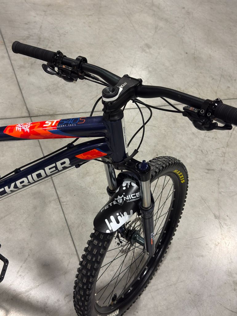 Used ROCKRIDER Full suspension Shimano Altus 2024 Mountainbike, Blue — image 7 of 14