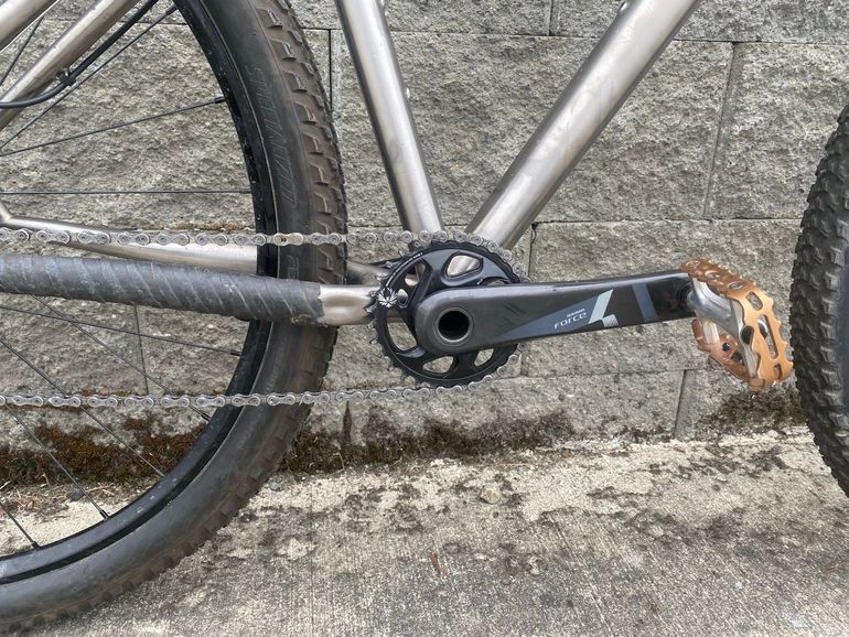 Used Motobecane Fly SRAM Force 2018 Mountainbike, Light Gray, 29 — image 3 of 13