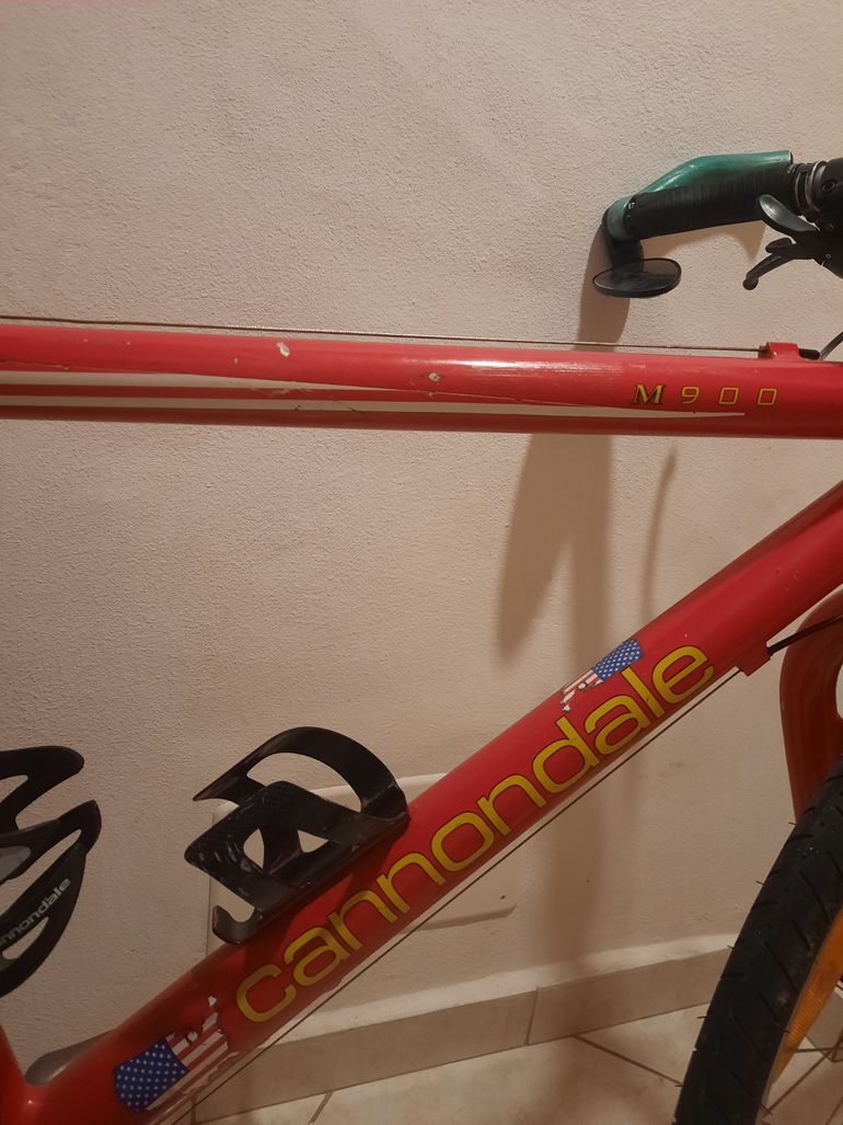 Used Cannondale M900 ANNO 1995 1990 Mountainbike, Orange — image 3 of 5