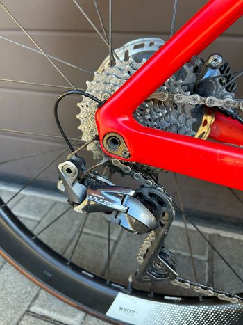 Gebrauchtes BMC Timemachine Shimano Ultegra Di2 2020 Road & Gravel, Rot — Bild 4 von 7