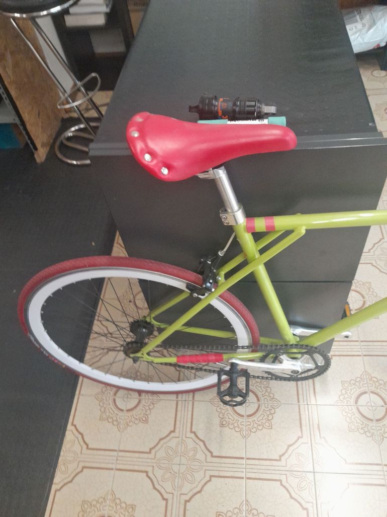Used FIXIE Inc. Custom 2021 Road & Gravel, Green — image 4 of 4