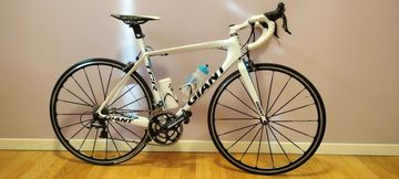 Used Giant TCR Advanced SL 1 2017 2017 Road & Gravel, White — image 2 of 10