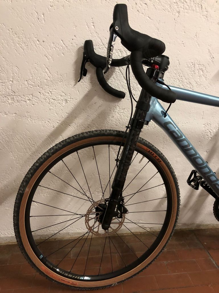 Used Cannondale Slate Apex 1 2018 2018 Road & Gravel, Light Gray — image 4 of 6