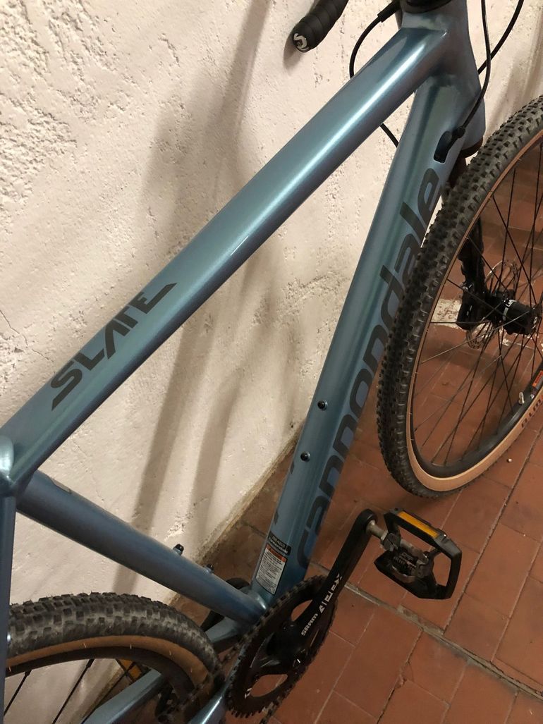 Used Cannondale Slate Apex 1 2018 2018 Road & Gravel, Light Gray — image 6 of 6