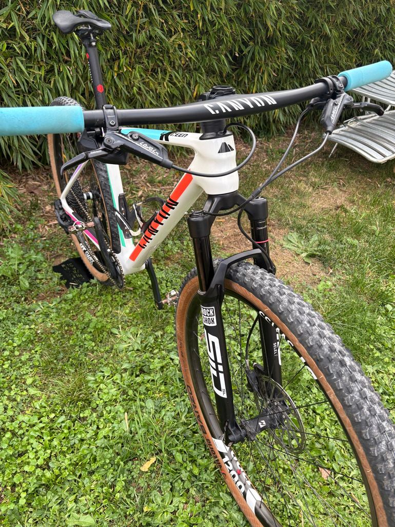 Used Canyon Exceed SRAM GX Eagle AXS 2022 Mountainbike, White — image 3 of 4