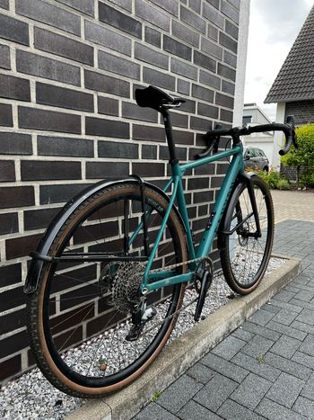 Used Canyon Grail 7 eTap 2022 2022 Road & Gravel, Green — image 3 of 7