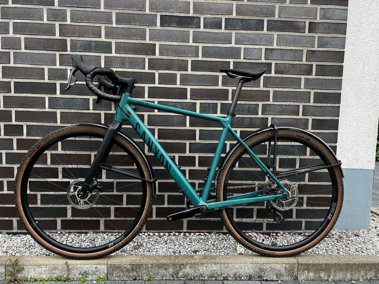 Used Canyon Grail 7 eTap 2022 2022 Road & Gravel, Green — image 2 of 7