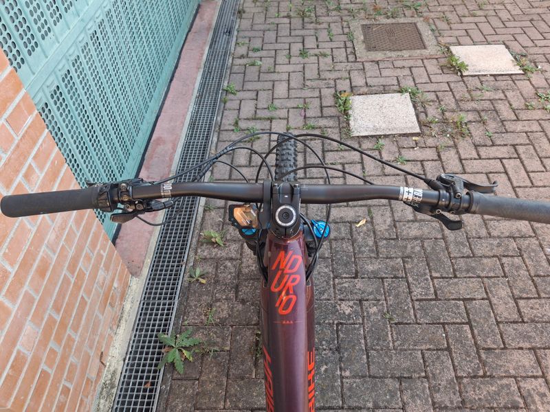 Used Haibike Nduro 7 2024 2024 Mountainbike, Red, Mixed — image 10 of 12