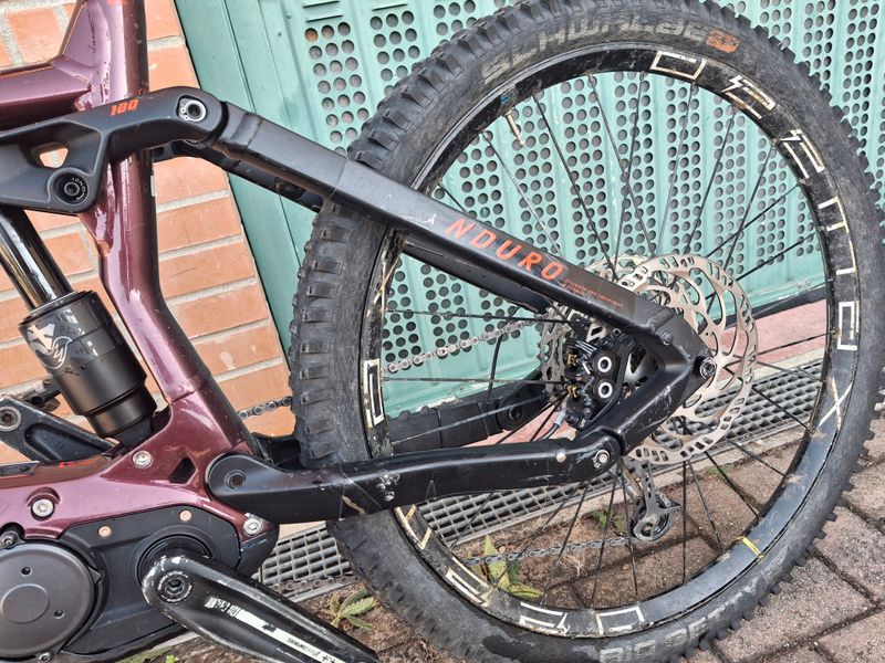 Used Haibike Nduro 7 2024 2024 Mountainbike, Red, Mixed — image 6 of 12