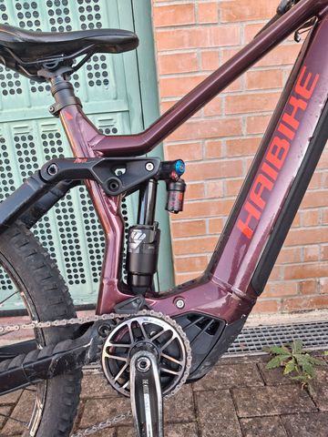 Used Haibike Nduro 7 2024 2024 Mountainbike, Red, Mixed — image 8 of 12