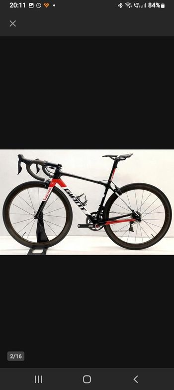 Used Giant SUNWEB 47 Carbon Shimano DI2 2020 Road & Gravel