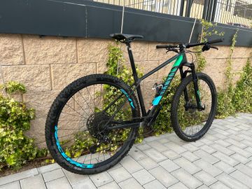 Used Canyon Exceed CF SL 5.0 2020 Mountainbike, Black — image 2 of 11
