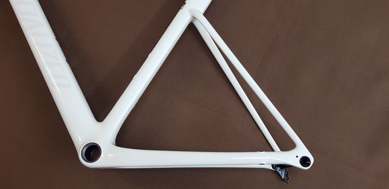 Used Specialized Roubaix SL8 Frameset Frameset 2024 Road & Gravel, White — image 5 of 11