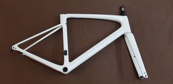 Used Specialized Roubaix SL8 Frameset Frameset 2024 Road & Gravel, White — image 2 of 11