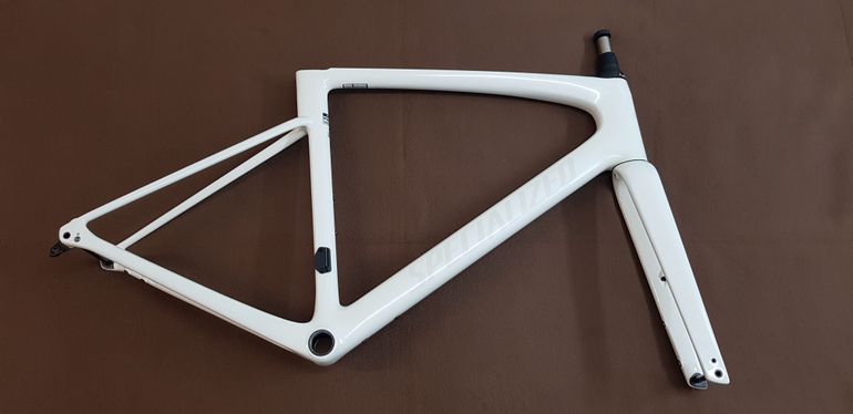 Used Specialized Roubaix SL8 Frameset Frameset 2024 Road & Gravel, White — image 2 of 11
