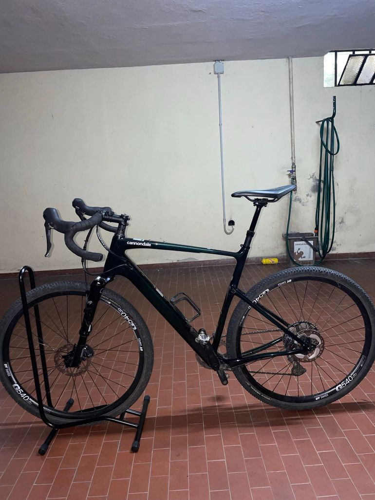 Used Cannondale Topstone Carbon 2 Lefty 2024 2024 Road & Gravel, Green — image 5 of 7