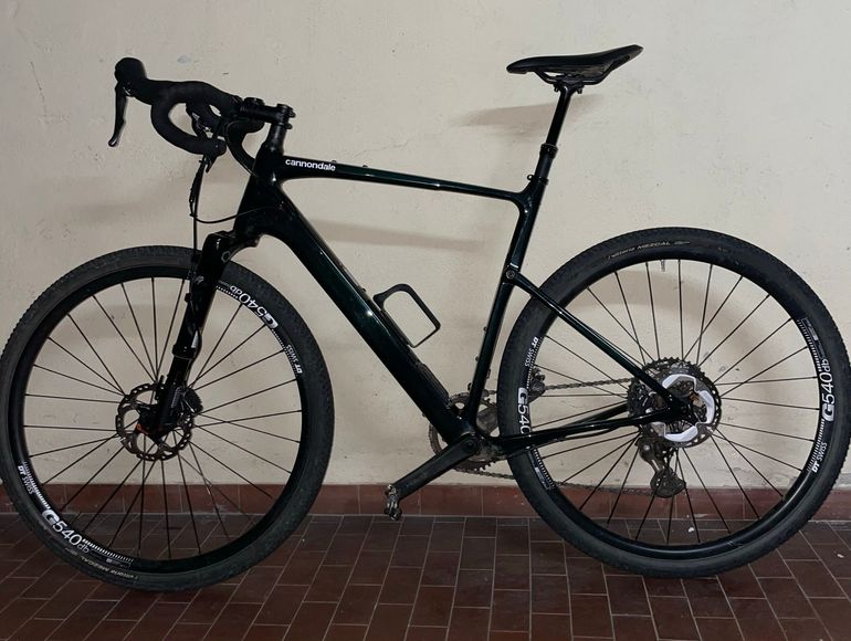 Used Cannondale Topstone Carbon 2 Lefty 2024 2024 Road & Gravel, Green — image 2 of 7