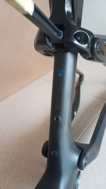 Used Orbea Oiz Frameset 2025 Mountainbike, Light Gray — image 2 of 7