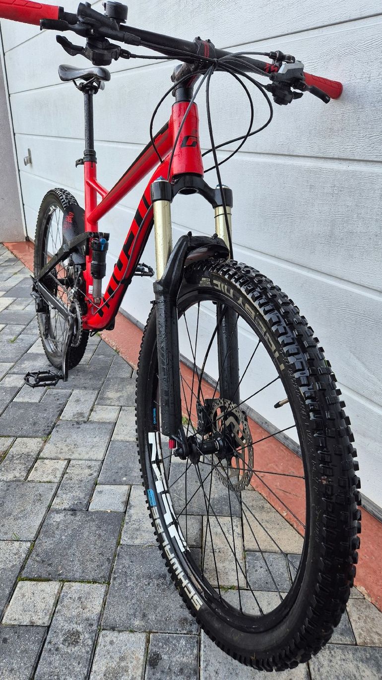 Used Ghost Kato FS5 2017 Mountainbike, Red — image 2 of 4