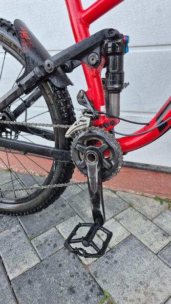 Used Ghost Kato FS5 2017 Mountainbike, Red — image 3 of 4