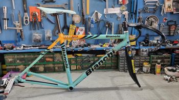 Used Bianchi XL Ev2 Colorazione Mercatone PANTANI MARCO Frameset 2000 Road & Gravel