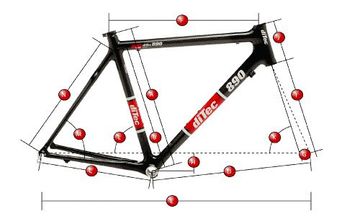 Ditec 890 Frameset Frameset 2007 Road & Gravel d'occasion — image 2 sur 22