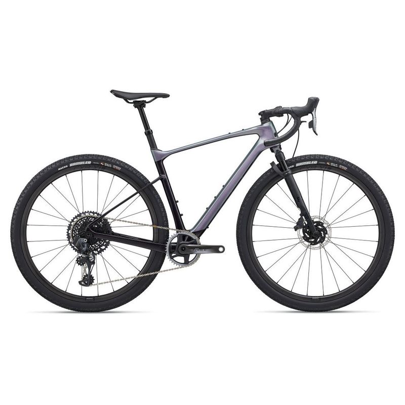 Tweedehands Giant Revolt X Advanced Pro 0 Airglow Black Currant 2023 Road & Gravel