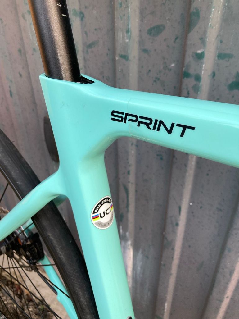 Used Bianchi Sprint Shimano 105 2024 Road & Gravel, Blue — image 7 of 11