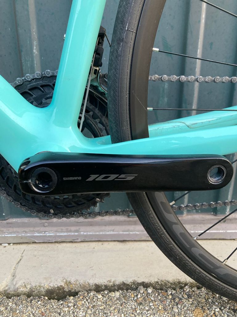 Used Bianchi Sprint Shimano 105 2024 Road & Gravel, Blue — image 8 of 11