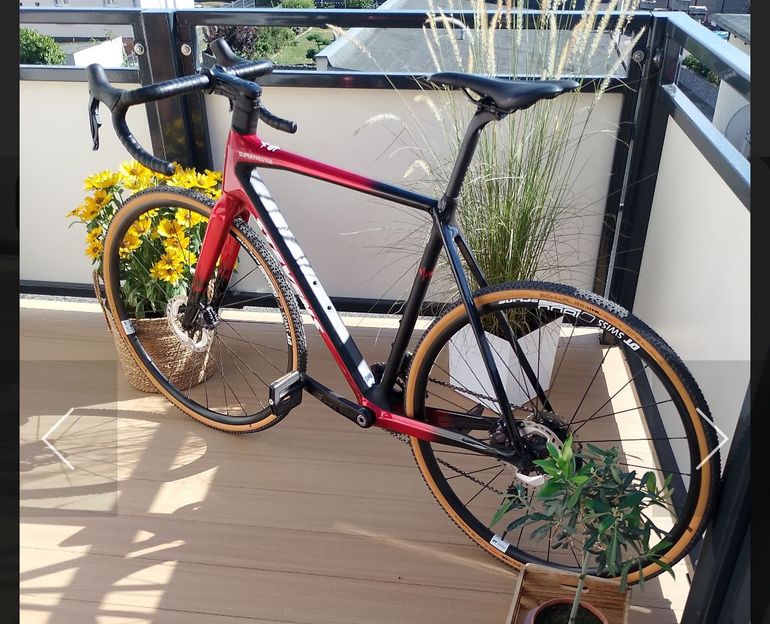 Used Stevens Super Prestige Di2 2024 2024 Road & Gravel, Red — image 2 of 3